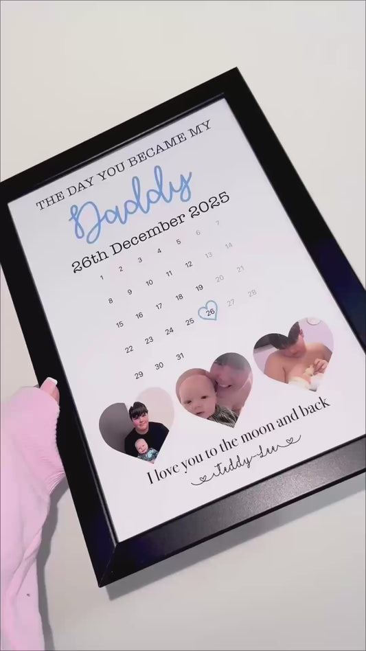 Personalised daddy calendar