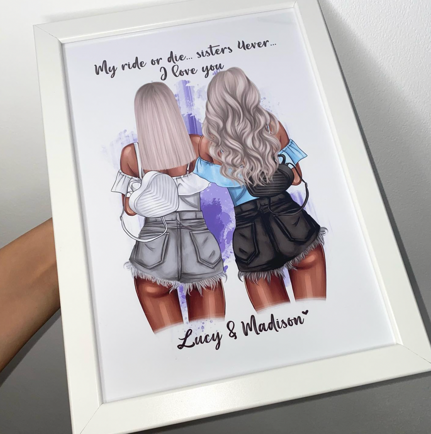 My ride or die Personalised photo prints