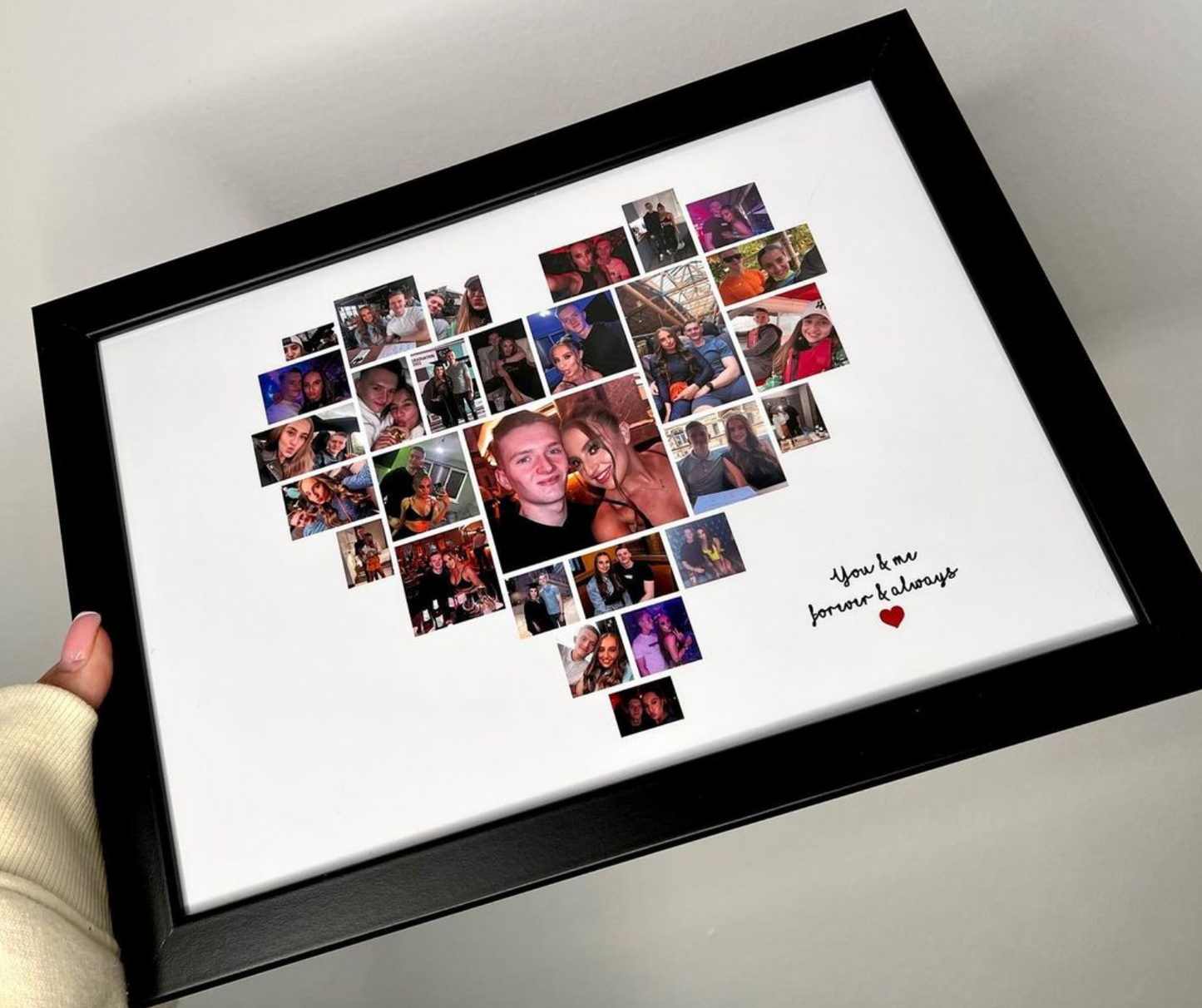 You & me, forever & always Personalised photo prints