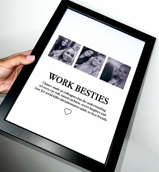 Work Bestie Personalised photo prints