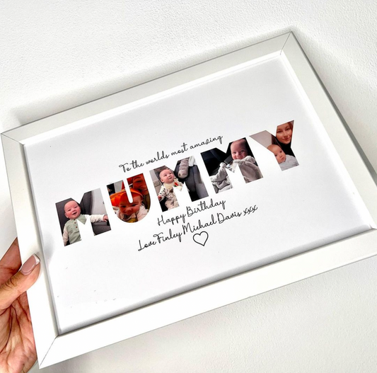 To the worlds most amazing Mummy Personalised photo prints