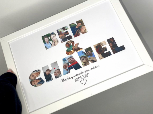 The day i made you mine Personalised photo prints